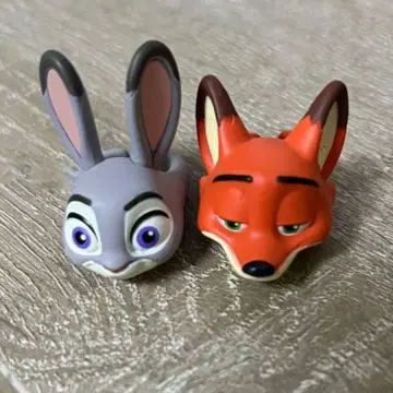 닉 & 주디 세트 패션 반지 디즈니