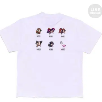 NEWJEANS 파워퍼프 T셔츠 NJZ 파워퍼프 걸즈 뉴진스