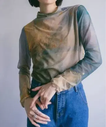 sahara 하이넥 시어 탑