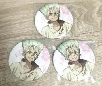 이시가미 센쿠 닥터 스톤 꽃놀이 캔뱃지 마루이 에테르노레시