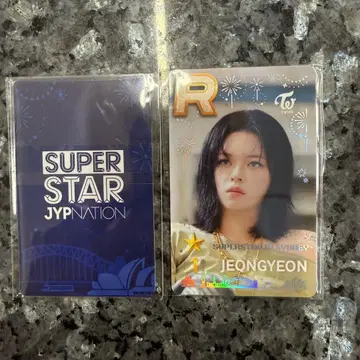 SSJYP TWICE 시드니 한정판 트레이딩 카드 정연