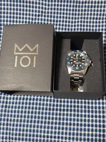 101 남성용 손목시계 쿼츠 스윕 세컨드