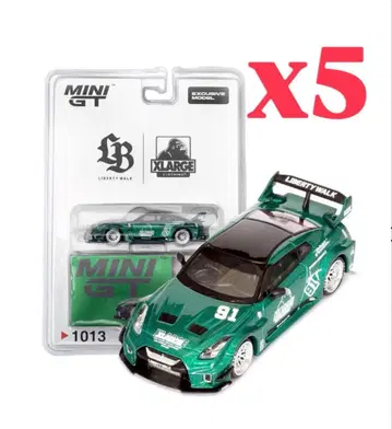5개 세트 XLARGE x LIBERTY WALK MINI GT 1/64