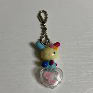 헤이세이 레트로 우사하나 키링 (벚꽃 하트)