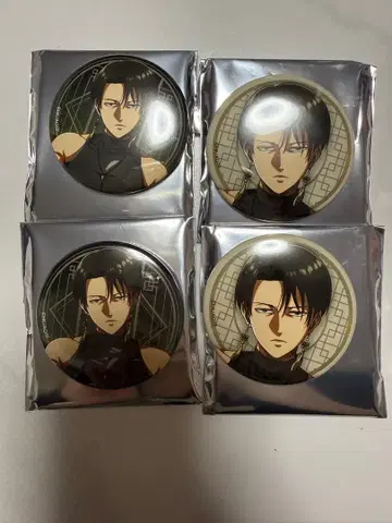 진격의 거인 진격반점 Tree Village 리바이 캔뱃지 묶음 판매