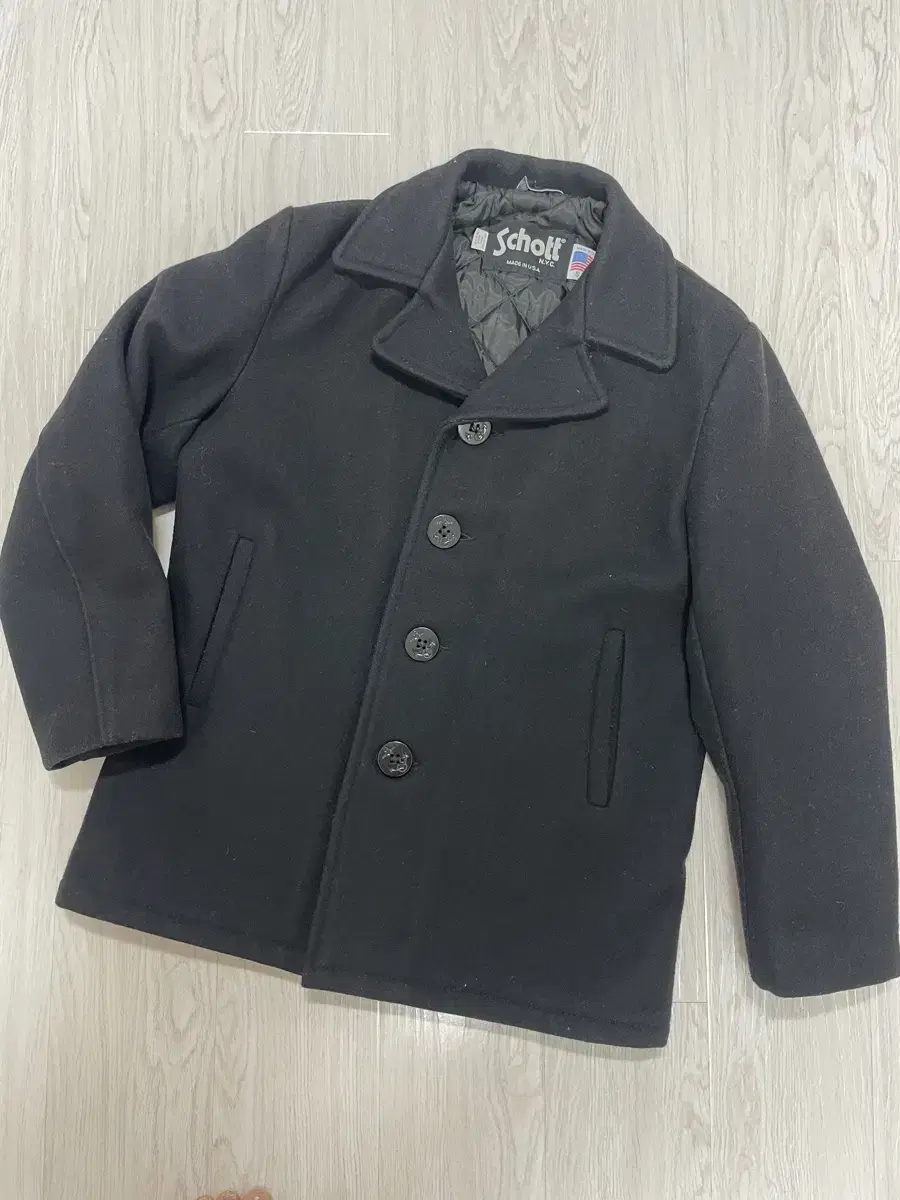 Schott NYC 756 Single Peacoat Double Peacoat Navy Peacoat 740n