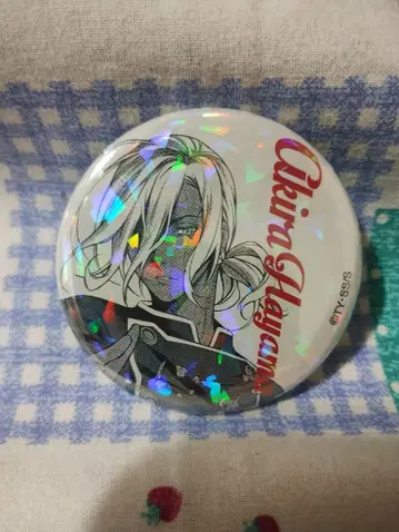 식극의 소마 올스타 캔뱃지 하야마 아키라 홀로그램