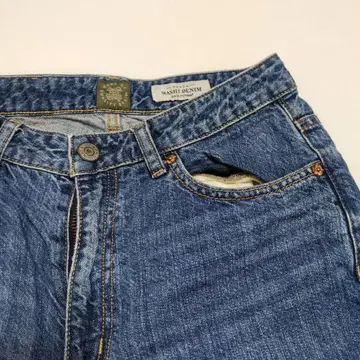 WASHI DENIM 스트레이트 데님 BACK NUMBER 블루