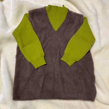 어반 리서치 니트 퍼 베스트 세트