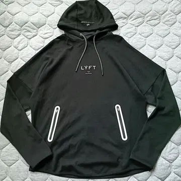[새상품급] LYFT 리프트 후드 부착 파카 후디 블랙 L 사이즈