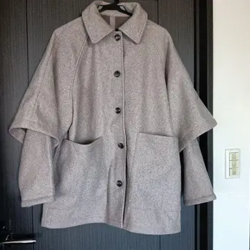 새상품 cache-cache 컷 멜톤 오버 사이즈 코트