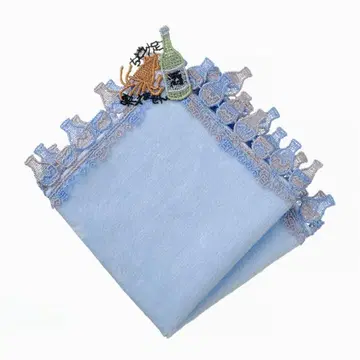 치카자와 레이스 시즌 레이스 손수건 술이 넘어간다 아쿠아 블루