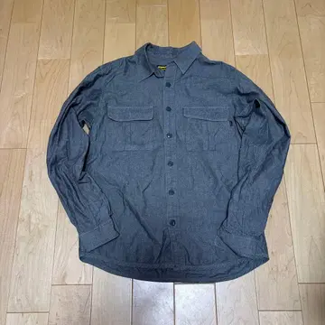 XLARGE 다크 그레이 버튼업 셔츠 M