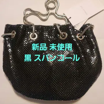 OPAQUE.CLIP 블랙 스팽글 체인 백 결혼식 경사