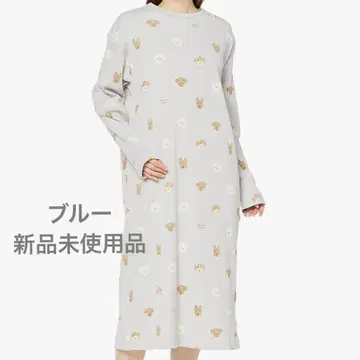 젤라또피케 머랭 강아지 패턴 드레스 블루