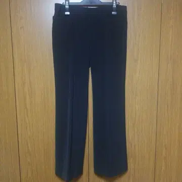 이타리야 블랙 슬랙스 폴리에스테르 소재