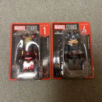 마블 marvel 베어브릭 아이언맨 캡틴 아메리카 제일복권