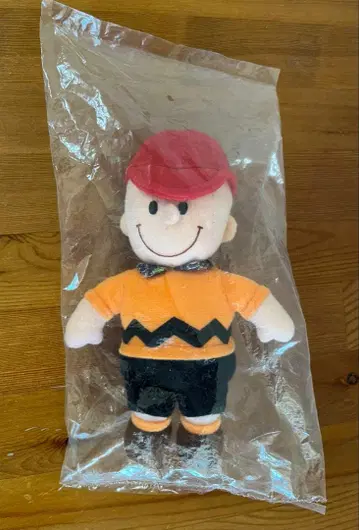 미사용 새상품 빈티지 Peanuts 찰리 브라운 봉제 인형 미국제