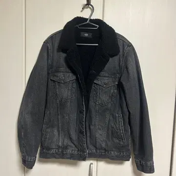 AZUL by moussy 블랙 데님 자켓