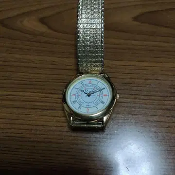 골드 메탈 밴드 아날로그 시계