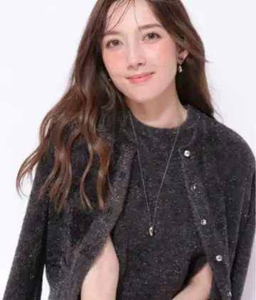 Spenser-riche 샤이니 벨로아 가디건 & 니트 셋업