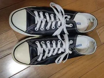 CONVERSE ALL STAR 블랙 가죽 스니커즈 27.5cm