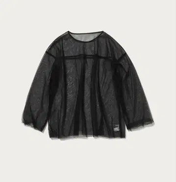 beautyandyouth 나일론 튤 레이어드 풀오버