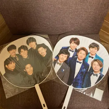 쟈니즈 부채 V6 아라시 카운트다운 콘서트 카우콘