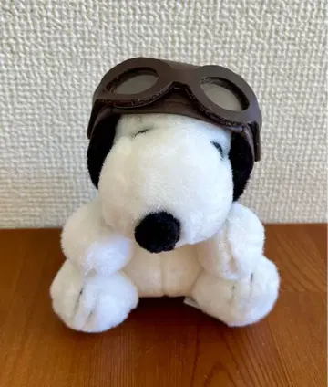 초레어 빈티지 스누피 FLYING ACE 봉제 인형 미사용 새상품