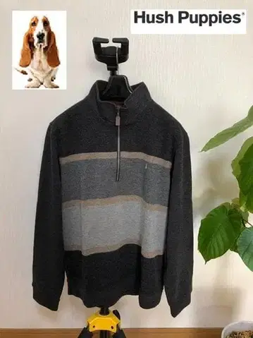 (Hush Puppies) 하프 집업 트레이닝복 남성용 (M) 익명 배송