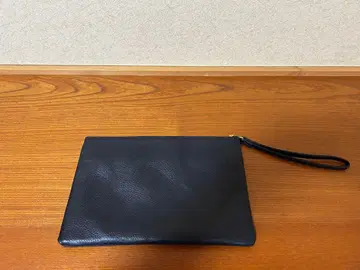 HushTug 천연 가죽 클러치백 멀티 케이스 네이비