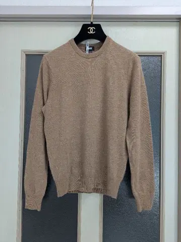 UNIQLO 캐시미어 100% 크루넥 스웨터 브라운