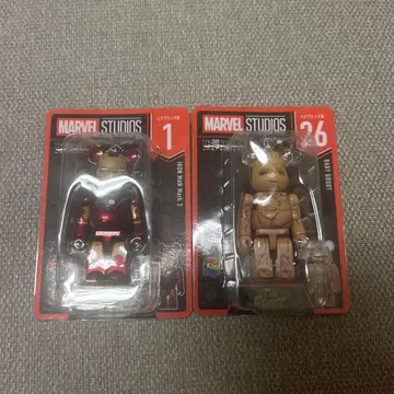 마블 marvel 제일복권 베어브릭 아이언맨 그루트