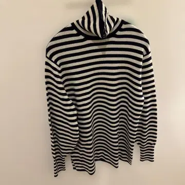 INSCRIRE 스트라이프 터틀넥 니트