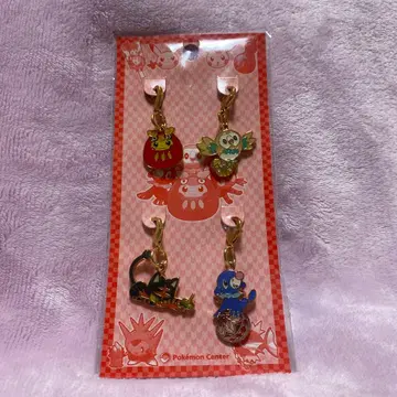 달막꼬꼬 피카츄 포켓몬 센터 메탈 참 세트 모쿠로