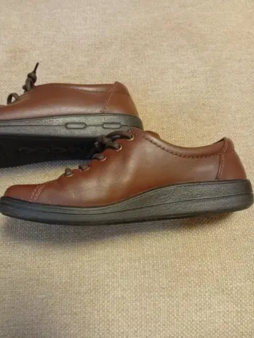 ECCO 브라운 레이스업 슈즈 실외용