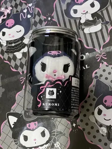 쿠로미 캔입 쿠로미 식빵 블랙 고양이 마스코트