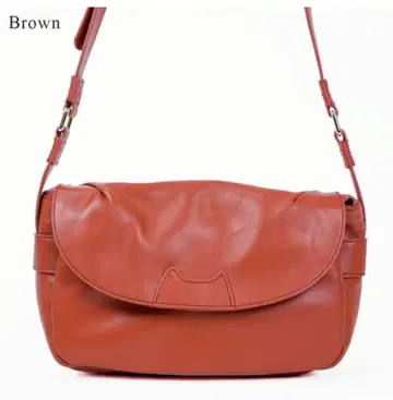 새상품 츠모리치사토 고양이 천연 가죽 양 가죽 백