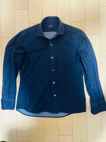 Kamakura Shirts 긴팔 셔츠 M 사이즈 액티브 인디고