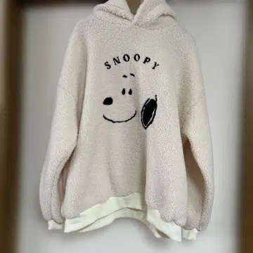 스누피 모코모코 후드티 룸웨어