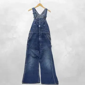 월드 워커즈 스트레이트 데님 오버롤 살로펫