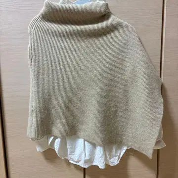 JFRM 베이지 니트 베스트 사이즈 F