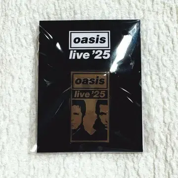 [ 새상품 ] oasis live '25 핀 배지 Photo