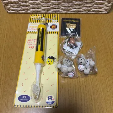 [ 미사용 ] 한신 타이거즈 굿즈 5종 세트