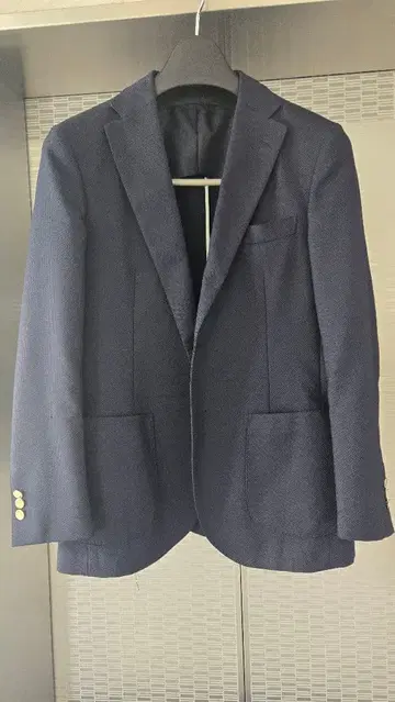 네이비 테일러드 자켓