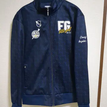 새상품급 FILA 네이비 안감 기모 플리스 자켓