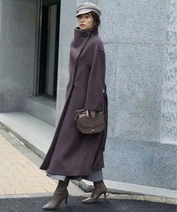 [ 새상품급 ] SNIDEL 울 캐시미어 코트 벨트 포함