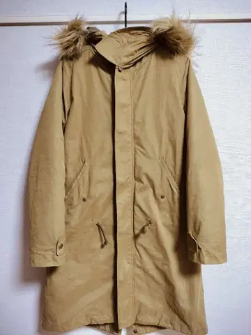 여성용 모즈 코트 밀리터리 자켓 카키 라이너 포함