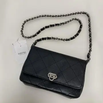 HAYNI 헤이니 Baldone 바르도네 S 사이즈 블랙 실버 금장 장식