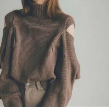 CLANE 2WAY 오프 숄더 니트 탑 배송비 포함